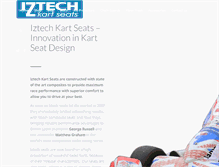 Tablet Screenshot of iztechkartseats.com
